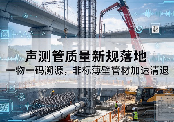 章丘声测管质量新规落地，一物一码溯源，非标薄壁管材加速清退